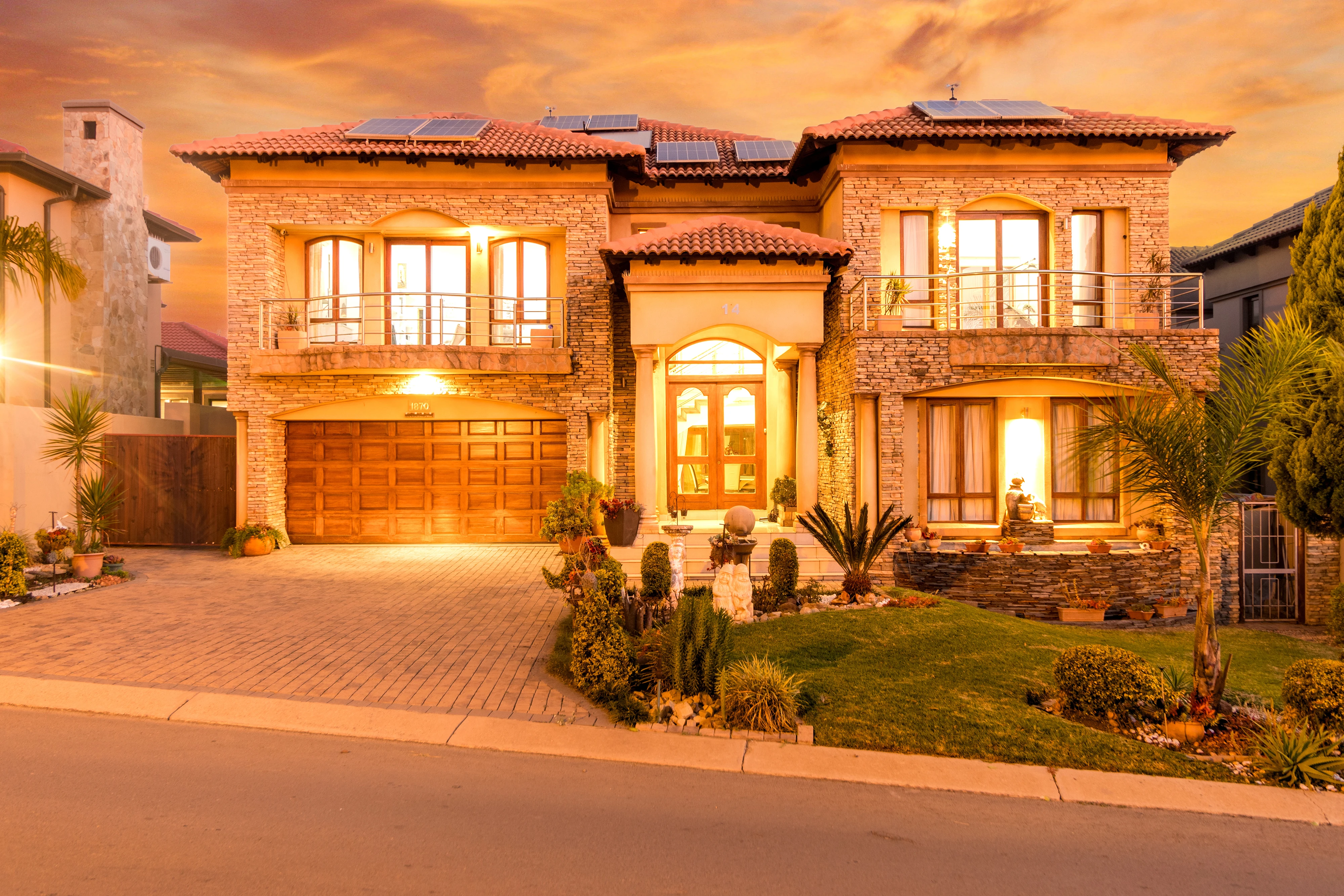 Twilight photography background